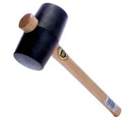 Thor Maillet en caoutchouc 954 – Noir 74 mm 800 g Longueur 340 mm