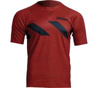 Thor Assist Hazard, manches courtes en jersey S Rouge Foncé/Gris Foncé Rouge Foncé/Gris Foncé