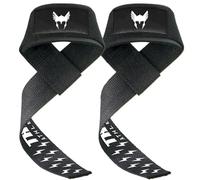 THOR ATHLETICS Sangle de Tirage Musculation, Sangles de Levage pour Entraînement de Force & Powerlifting - Lifting Straps - Pour Hommes et Femmes avec E-Book - Boucles de Poignet pour Salle de Sport