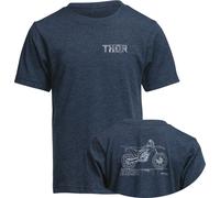 Thor Blueprint, t-shirt jeune M Bleu Foncé/Blanc Bleu Foncé/Blanc