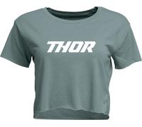 Thor Corp, crop top women M Vert/Blanc Vert/Blanc