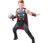 Thor - Costume "Deluxe" - Garçons BN4640 (L) (Gris/Rouge)