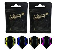 THOR-DARTS Lot de 2 pointes de fléchettes L-Style (2 x 30 pièces + 1 jeu d'ailettes) Noir Premium Lippoint 2BA Filetage standard, Plastic Soft Tip Points de fléchettes (lot de 60) 2BA Thread