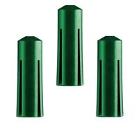 THOR-DARTS Lot de 5 fléchettes en aluminium - 10 couleurs - Vertes - Protection anti-vol - Vert