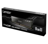 Lexar THOR - DDR4 - module - 8 Go - DIMM 288 broches - 3600 MHz / PC4-28800 - CL18 - 1.35 V - mémoire sans tampon - gris foncé GRIS G