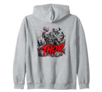 Thor, Dieu du Tonnerre, Viking Nordique, légende de Ragnarok Sweat à Capuche