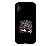 Thor, Dieu Nordique, Guerrier Viking, Mjolnir Lightning Coque pour iPhone X/XS