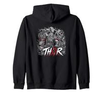 Thor, Dieu Nordique, Guerrier Viking, Mjolnir Lightning Sweat à Capuche