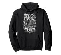Thor Hammer of Storms Viking Thunder and Warrior Sweat à Capuche