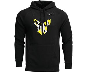 Thor Iconic, sweat à capuche 3XL Noir/Jaune/Blanc Noir/Jaune/Blanc