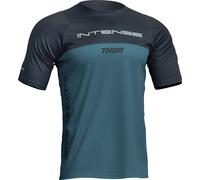Thor Intense Assist Censis S23, jersey à manches courtes XS Turquoise/Bleu Foncé Turquoise/Bleu Foncé