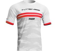Thor Intense Assist Decoy S23, jersey à manches courtes S Blanc/Rouge Blanc/Rouge