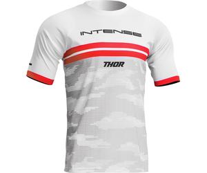 Thor Intense Assist Decoy S23, jersey à manches courtes S Blanc/Rouge Blanc/Rouge