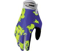 Thor Launchmode Bleach, gants XL Gris Clair/Jaune Néon/Mauve Gris Clair/Jaune Néon/Mauve