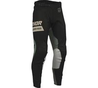 Thor Launchmode Bleach Pantalons de motocross, noir-gris, taille 36 pour homme