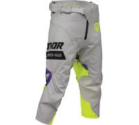 Thor Launchmode Bleach Pantalons de motocross pour jeunes, gris, taille M