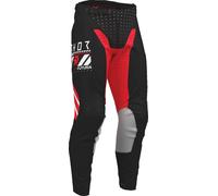 Thor Launchmode Futura Pantalons de motocross, noir/rouge, Taille 40