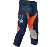 Thor Launchmode Futura Pantalons de motocross pour jeunes, bleu, Taille 24