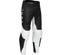 Thor Launchmode Storm Pantalons de motocross, Noir/Blanc, Taille 28