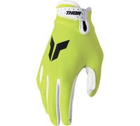 Thor Logo Gants de motocross, Jaune néon, Taille 2XL