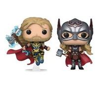 Funko – Figurines Pop! Thor : Love and Thunder – Thor & Mighty Thor – Pack 2 – Édition spéciale