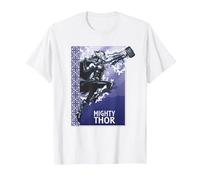 Thor Love & Thunder Mighty Thor T-Shirt, Homme, Blanc, S