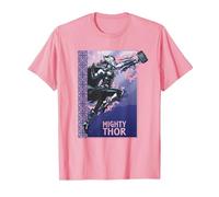 Thor Love & Thunder Mighty Thor T-Shirt, Homme, Rose, M