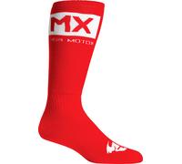 Thor MX Solid, chaussettes pour enfants 1-6 US Rouge/Blanc Rouge/Blanc