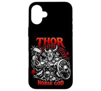 Thor Mythologie du Dieu Nordique Viking Guerrier Coque pour iPhone 16 Plus