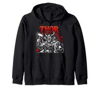 Thor Mythologie du Dieu Nordique Viking Guerrier Sweat à Capuche