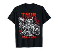 Thor Mythologie du Dieu Nordique Viking Guerrier T-Shirt