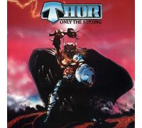 Thor - Only The Strong - Red/Black Splatter [Vinyl Lp] Black, Colored Vinyl, Red