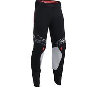 Thor Prime Aloha Pantalons de motocross, Noir/Gris/Rouge, Taille 28