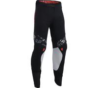 Thor Prime Aloha Pantalons de motocross, Noir/Gris/Rouge, Taille 32