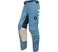 Thor Prime Blaze Pantalon de motocross pour dames, bleu/blanc, Taille 7/8