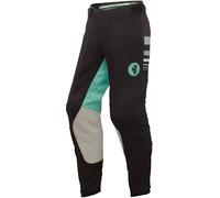 Thor Prime Blaze Pantalon de motocross pour dames, noir/vert, Taille 7/8
