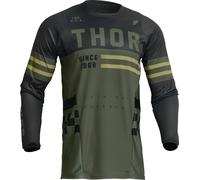 Thor Pulse Combat S23, maillot jeune L Bleu Foncé/Blanc Bleu Foncé/Blanc