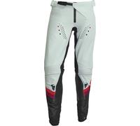 Thor Pulse Rev Pantalon de motocross pour dames, Vert/Noir, Taille 5/6