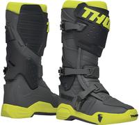 Thor Radial Bottes de motocross, gris/jaune, Taille 11