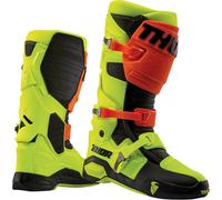 Thor Radial Bottes de motocross, jaune/rouge, Taille 13