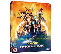 Thor Ragnarok 3D Limited Edition Steelbook / Lenticular Cover / Import / Includes Region Free 2D Blu Ray