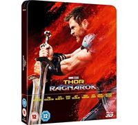 Thor Ragnarok Steelbook (thor 3 steelbook) 3D Including 2D Blu-ray UK Exclusive Limited Edition Steelbook Blu-ray Region Free