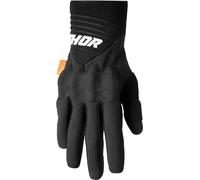 Thor Rebound D3O Gants de motocross, Noir/Blanc, Taille S