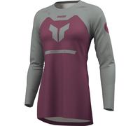 Thor Ridemode Menace Maillot de motocross femme, violet, Taille S