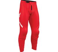 Thor Ridemode Menace, pantalon textile pour jeunes 28 Rouge/Blanc Rouge/Blanc