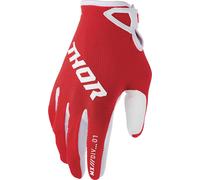 Thor Ridemode Static Gants de motocross jeunesse, rouge, taille 2XS