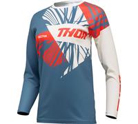 Thor Sector Split, maillot femme S Bleu/Blanc/Rouge Bleu/Blanc/Rouge