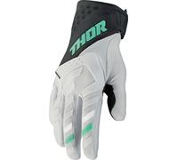 Thor Spectrum 2024 Gants de motocross pour dames, noir-gris, taille M pour femmes