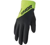 Thor Spectrum Cold Weather Gants de motocross, noir-vert, taille 2XL pour homme