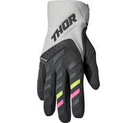 Thor Spectrum, gants femmes XL Gris/Noir/Jaune Néon/Fuchsia Néon Gris/Noir/Jaune Néon/Fuchsia Néon